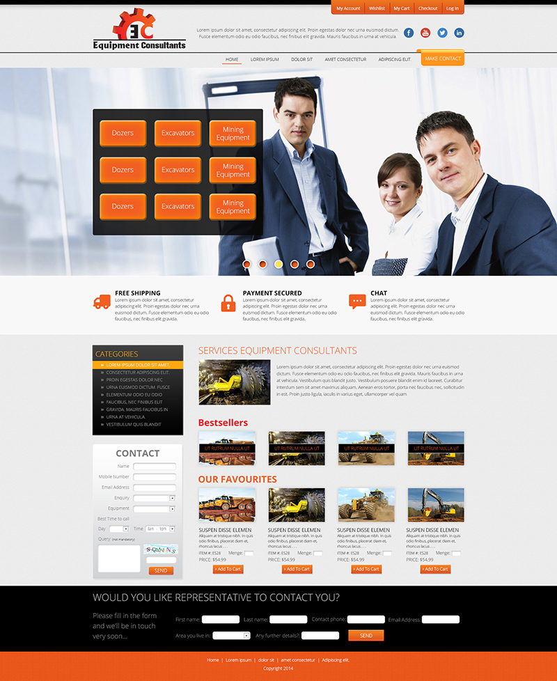 Wordpress Design by designbox for Freight Etc Inc. | Design #4837376