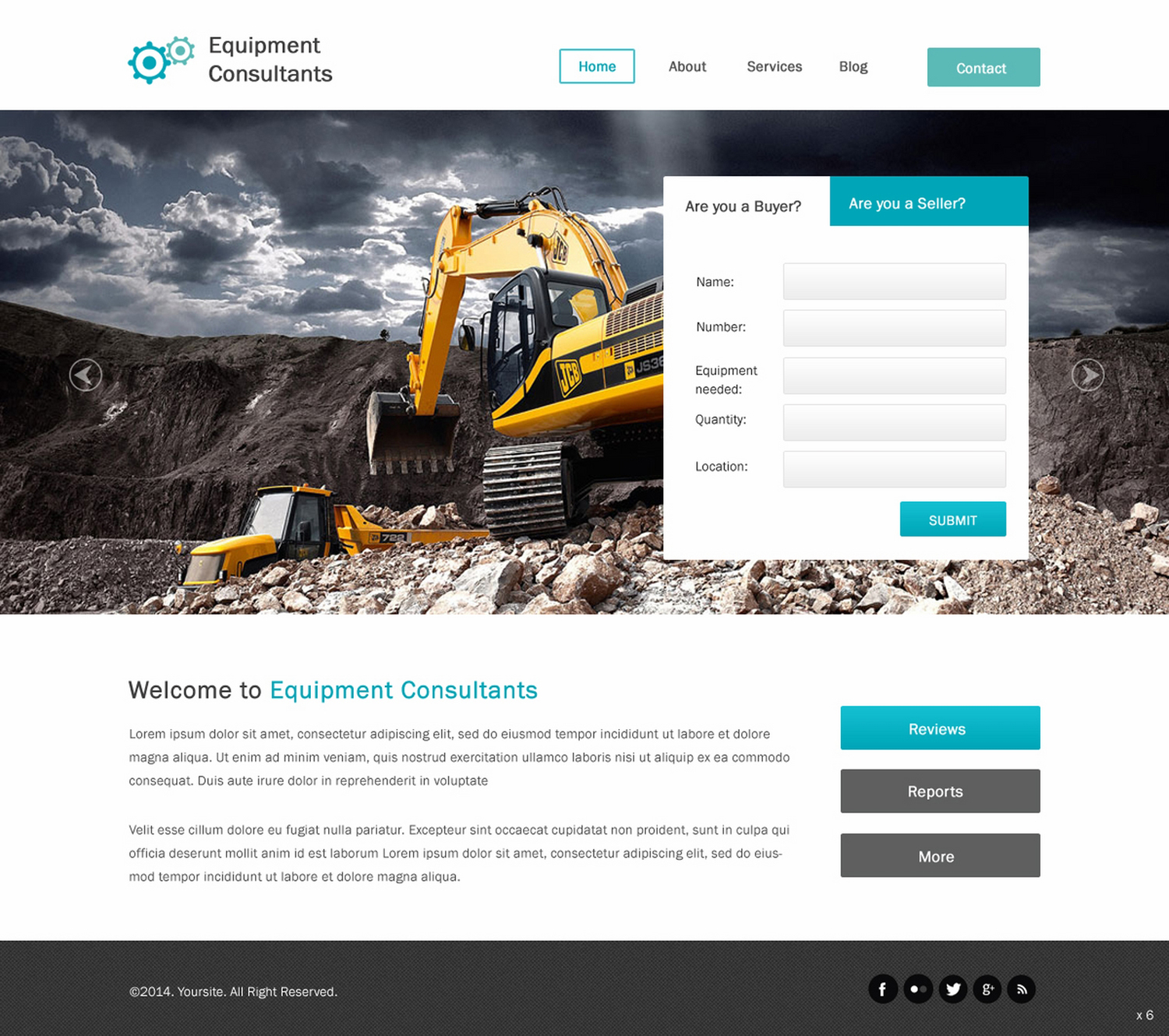 Wordpress Design by pb for Freight Etc Inc. | Design #4833154