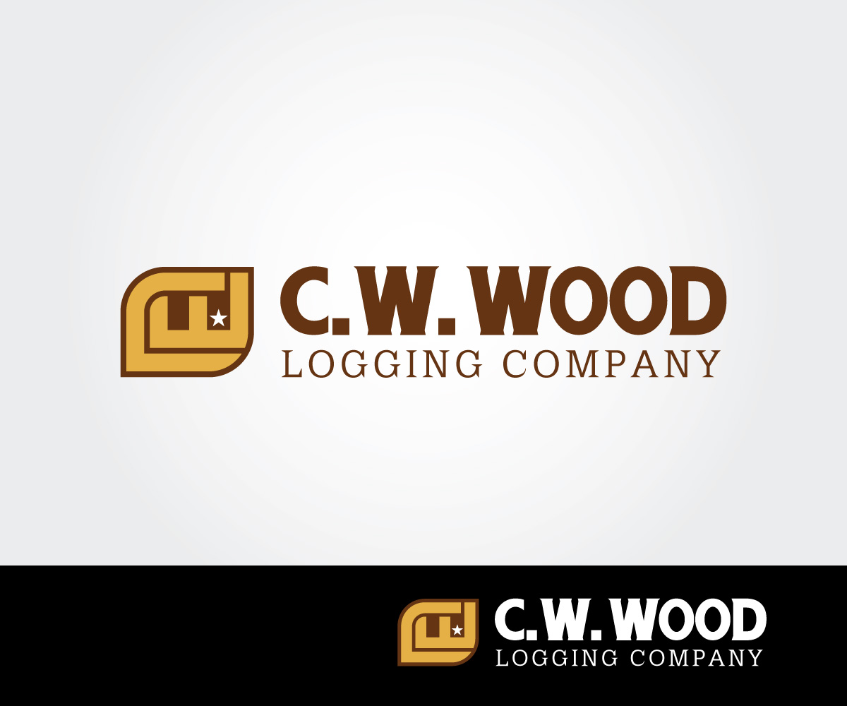 Logo Design by Sergio Coelho for C.W.Wood Logging Company | Design #4833134