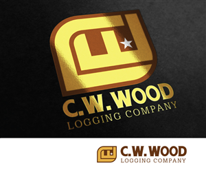 Logo Design by Sergio Coelho for C.W.Wood Logging Company | Design: #4833156