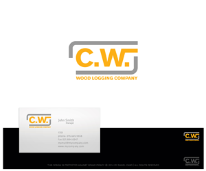 Logo Design by Daniel Caso Design for C.W.Wood Logging Company | Design: #4815014