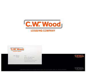 Logo Design by Daniel Caso Design for C.W.Wood Logging Company | Design: #4816066