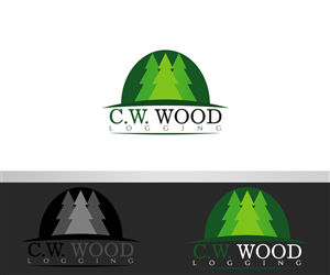 Logo Design by Professor P for C.W.Wood Logging Company | Design: #4827275