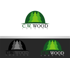 Logo Design by Professor P for C.W.Wood Logging Company | Design: #4827285