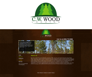 Logo Design by Professor P for C.W.Wood Logging Company | Design: #4827542