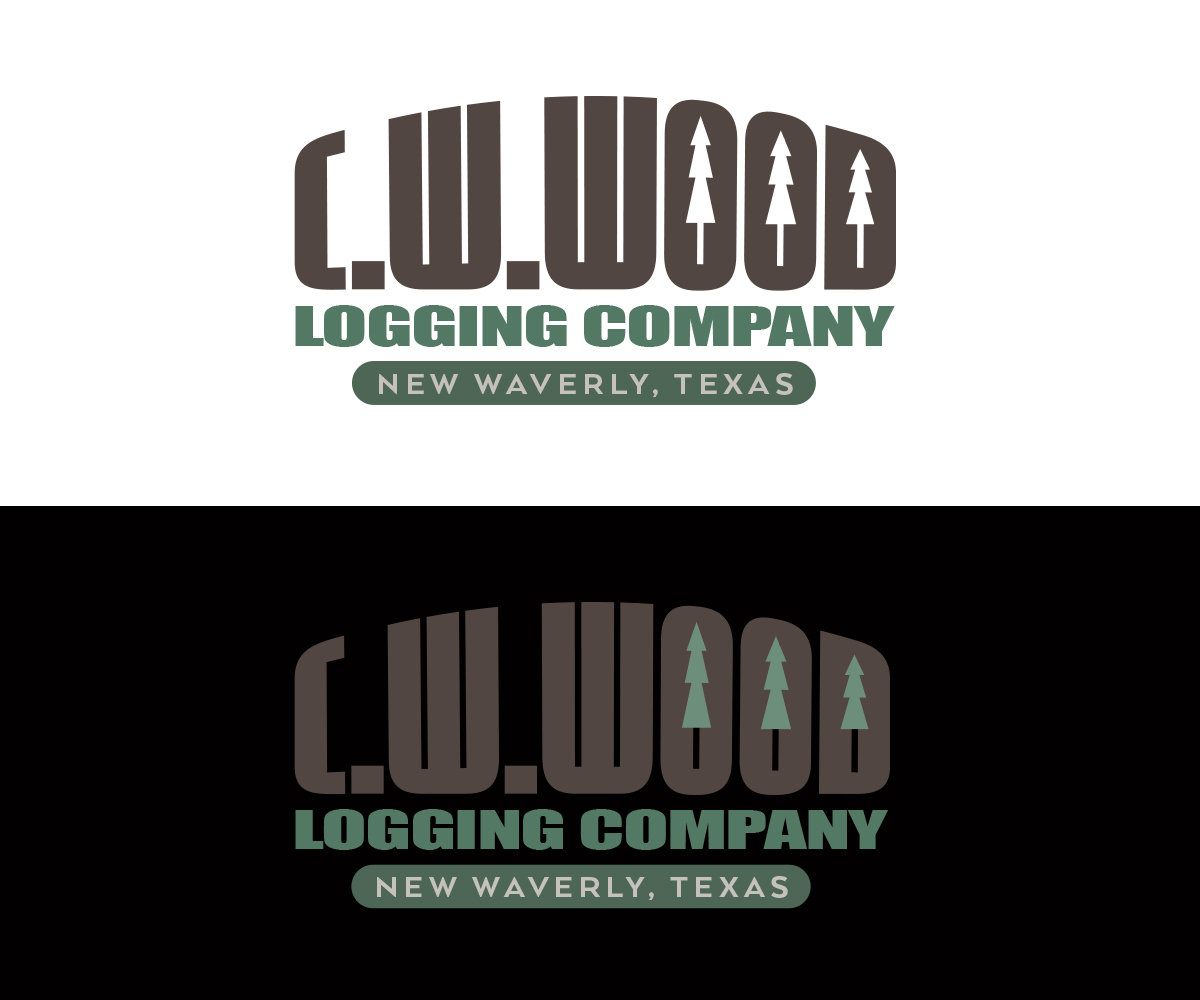 Logo Design by Thomas DeHart for C.W.Wood Logging Company | Design #4830056