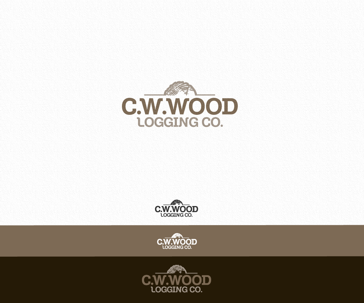 Logo Design by hybryd for C.W.Wood Logging Company | Design #4842838
