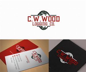 Logo Design by hybryd for C.W.Wood Logging Company | Design: #4849441