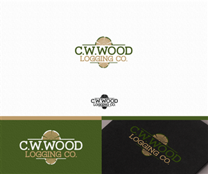 Logo Design by hybryd for C.W.Wood Logging Company | Design #4849442