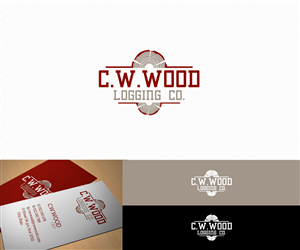 Logo Design by hybryd for C.W.Wood Logging Company | Design: #4849475