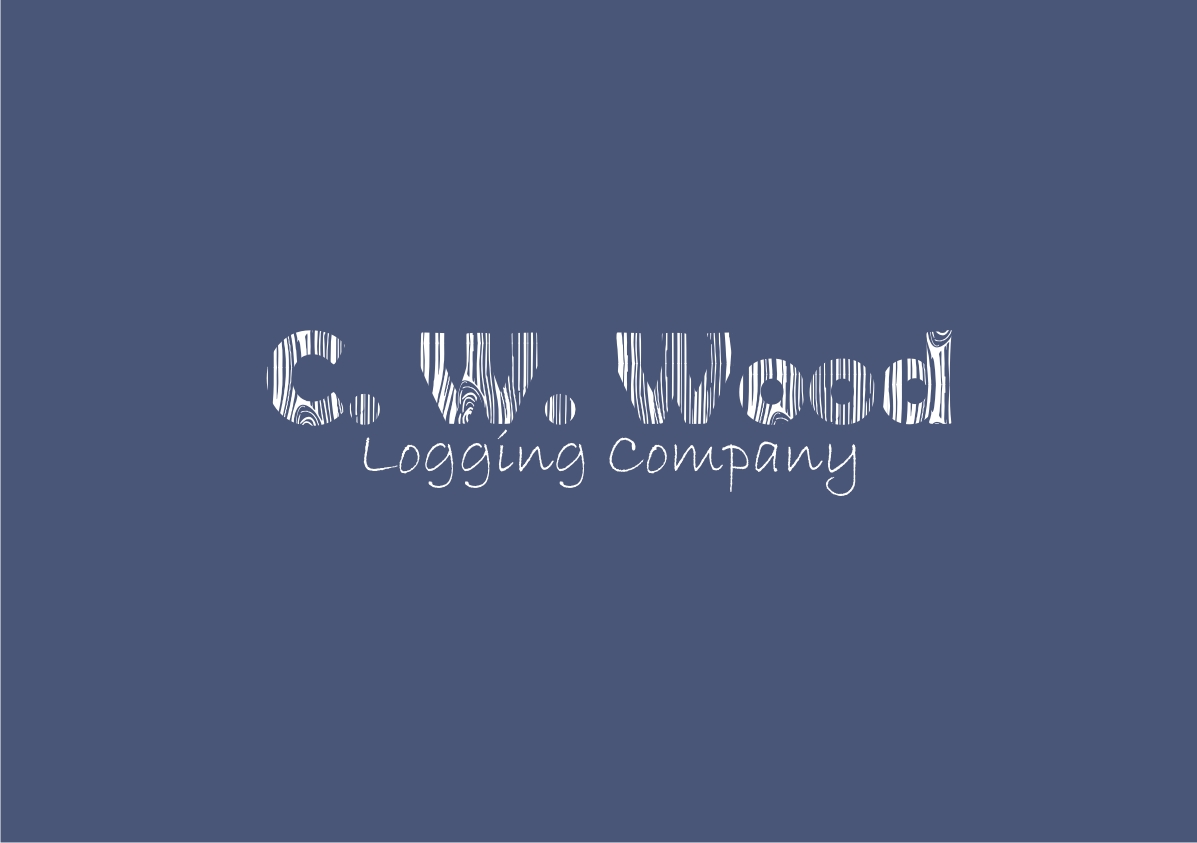 Logo Design by Crayon of Sky for C.W.Wood Logging Company | Design #4863680