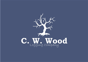 Logo Design by Crayon of Sky for C.W.Wood Logging Company | Design: #4863681