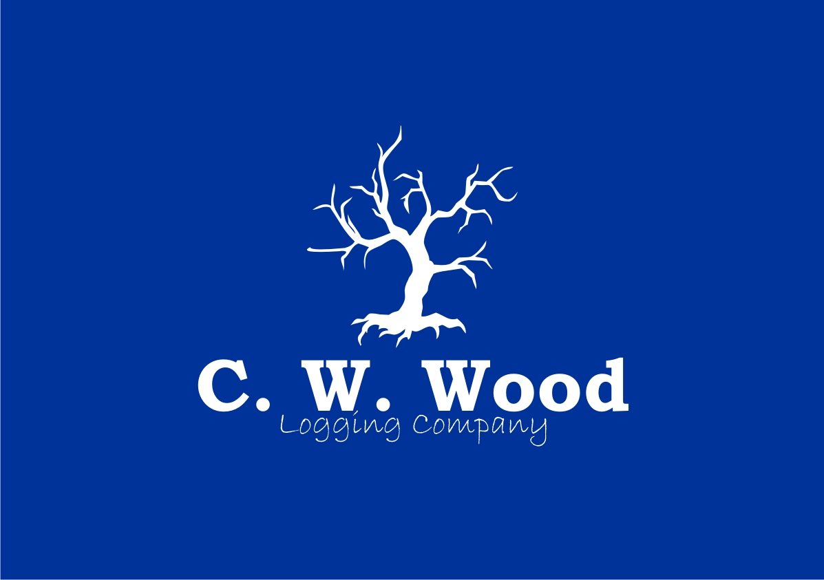 Logo Design by Crayon of Sky for C.W.Wood Logging Company | Design #4863682