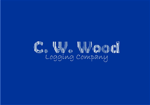 Logo Design by Crayon of Sky for C.W.Wood Logging Company | Design: #4863683