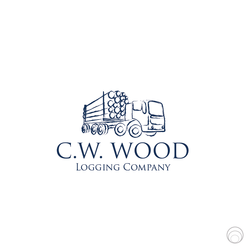 Diseño de Logo por J. Brandt Studio para C.W.Wood Logging Company | Diseño #4822005