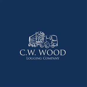 Logo Design by J. Brandt Studio for C.W.Wood Logging Company | Design: #4822007