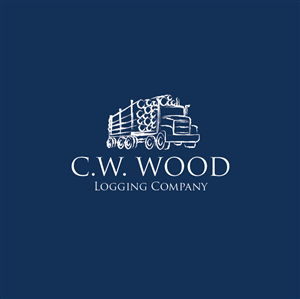 Logo Design by J. Brandt Studio for C.W.Wood Logging Company | Design: #4828280