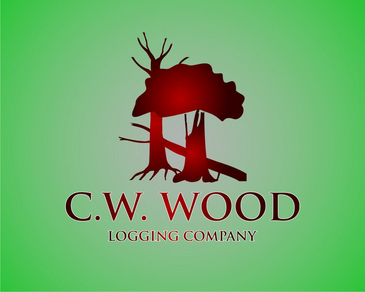 Logo Design by blueseal for C.W.Wood Logging Company | Design #4831068