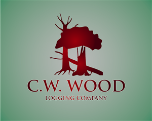 Logo Design by blueseal for C.W.Wood Logging Company | Design: #4831068
