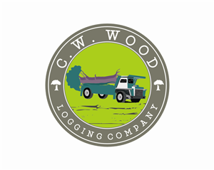 Logo Design by blueseal for C.W.Wood Logging Company | Design: #4831089