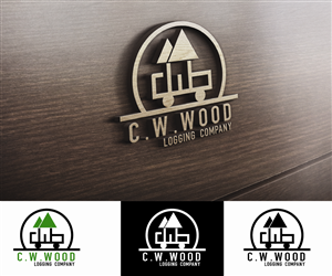 Logo Design by rpunsL for C.W.Wood Logging Company | Design: #4875858