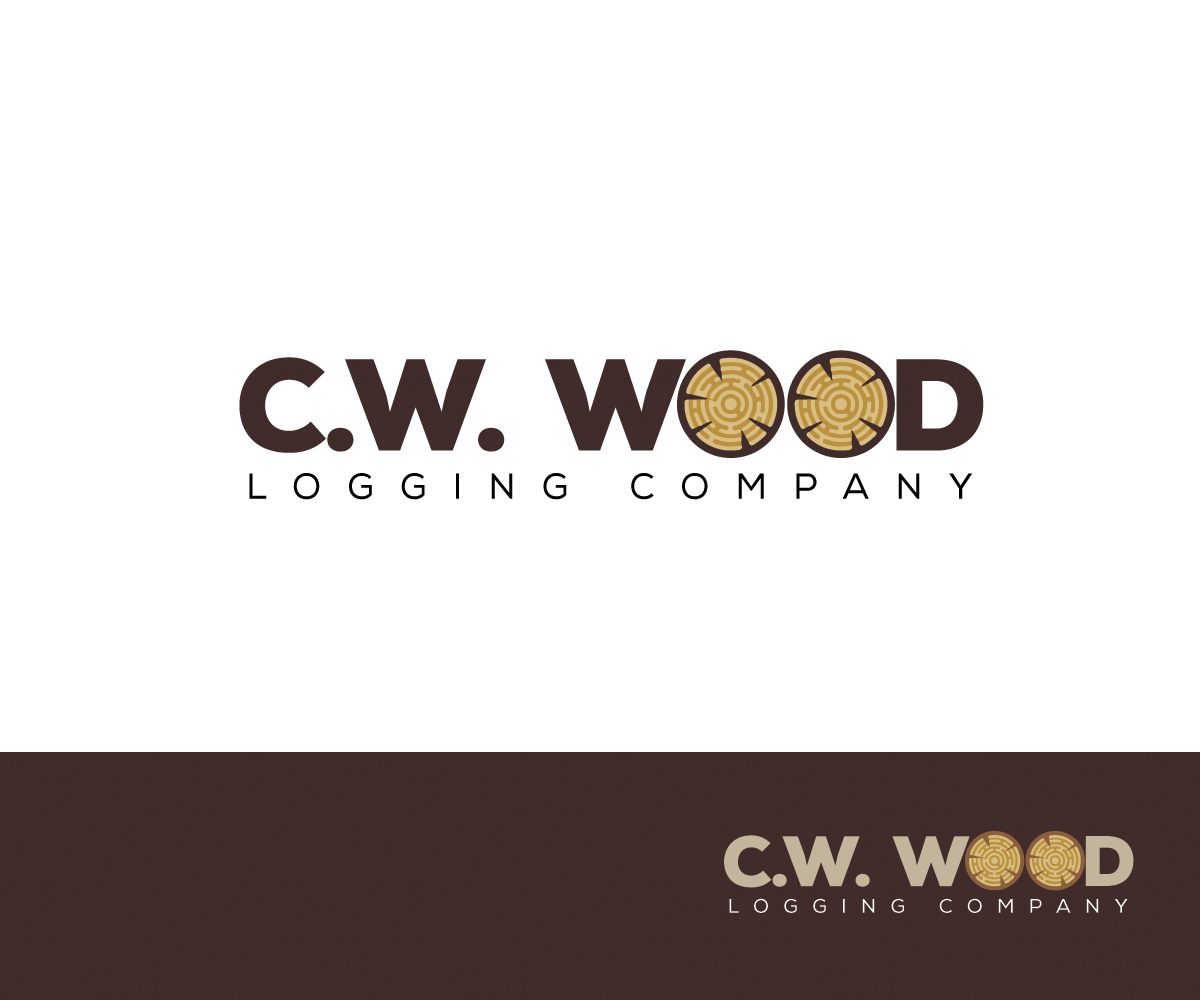 Diseño de Logo por jcsandoval para C.W.Wood Logging Company | Diseño #4818755