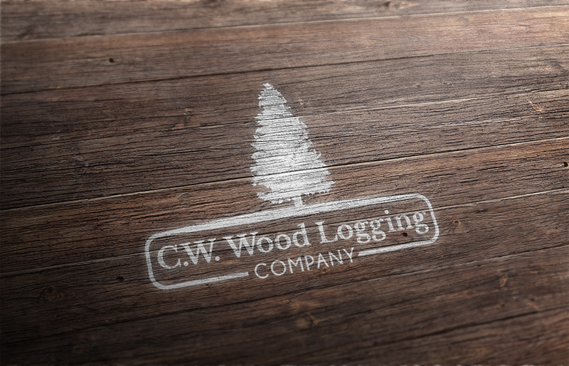 Logo Design by PinworksDesign for C.W.Wood Logging Company | Design #4818914