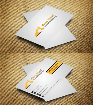 Business Card Design by AwsomeD for C.W.Wood Logging Company | Design: #4846283