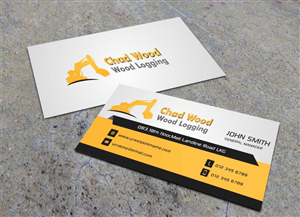 Business Card Design by AwsomeD for C.W.Wood Logging Company | Design: #4846288
