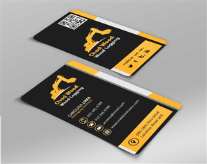 Business Card Design by AwsomeD for C.W.Wood Logging Company | Design: #4846289