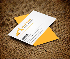 Business Card Design by AwsomeD for C.W.Wood Logging Company | Design: #4846296