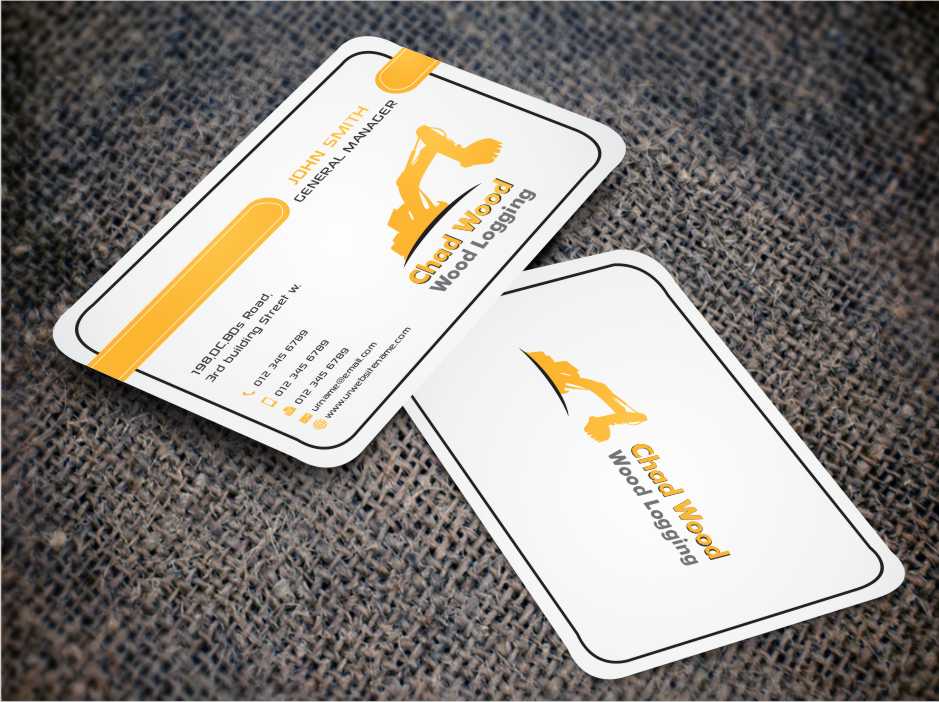 Business Card Design by AwsomeD for C.W.Wood Logging Company | Design #4846297