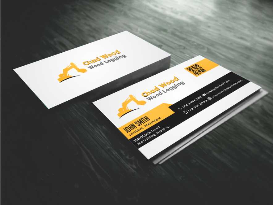 Business Card Design by AwsomeD for C.W.Wood Logging Company | Design #4846298