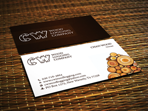 Business Card Design by Sajin for C.W.Wood Logging Company | Design: #4867098