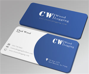 Wood Logging Business Card Design Project | Visitenkarten-Design von Stream Graphics