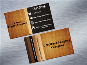 Design de Carte de Visite par shitalkarkhanis26 pour C.W.Wood Logging Company | Design #4834615
