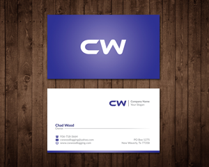 Business Card Design by WebixBD for C.W.Wood Logging Company | Design: #4857494