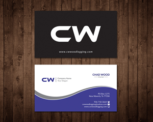 Business Card Design by WebixBD for C.W.Wood Logging Company | Design: #4857501