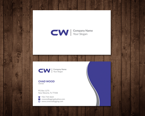 Business Card Design by WebixBD for C.W.Wood Logging Company | Design: #4857536