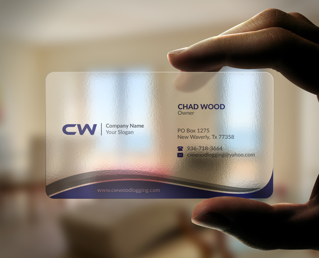 Diseño de Tarjeta de Presentación por WebixBD para C.W.Wood Logging Company | Diseño #4868185