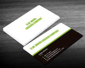 Business Card Design by Lanka Ama for C.W.Wood Logging Company | Design: #4835591