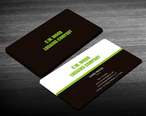 Business Card Design by Lanka Ama for C.W.Wood Logging Company | Design: #4835607
