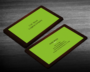 Business Card Design by Lanka Ama for C.W.Wood Logging Company | Design: #4835680