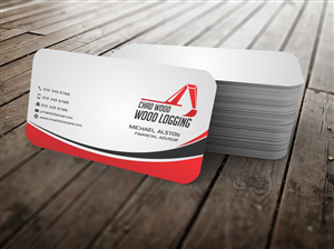 Business Card Design by szabist for C.W.Wood Logging Company | Design: #4852063