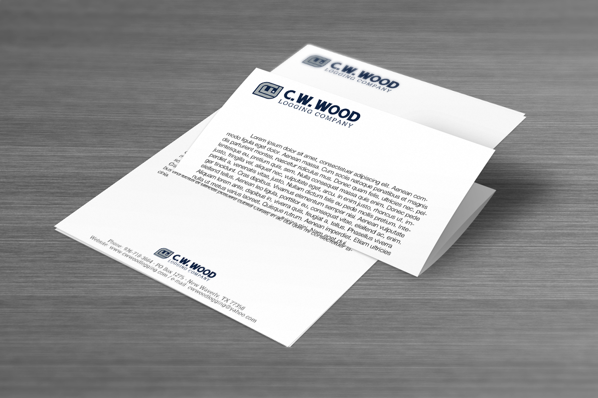 Design de Papeterie par Sergio Coelho pour C.W.Wood Logging Company | Design #4885453