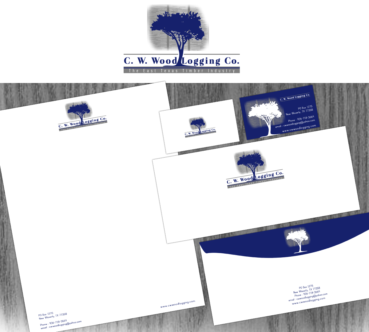 Design de Papeterie par gist_comm09 pour C.W.Wood Logging Company | Design #4859606