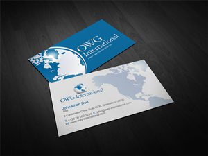 Business Card Design Project for International Business Consultanting Firm | Visitenkarten-Design von diRtY.EMM