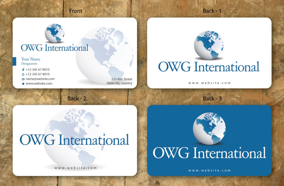 Design de Carte de Visite par Sbss pour OWG International | Design #1363589