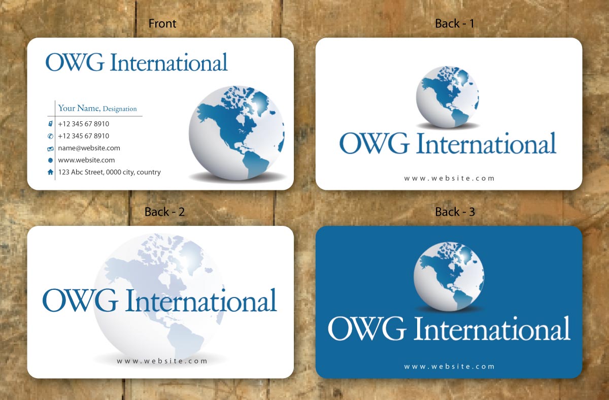 Design de Carte de Visite par Sbss pour OWG International | Design #1363593