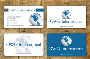 Diseño de Tarjeta de Presentación por Sbss para OWG International | Diseño: #1363594